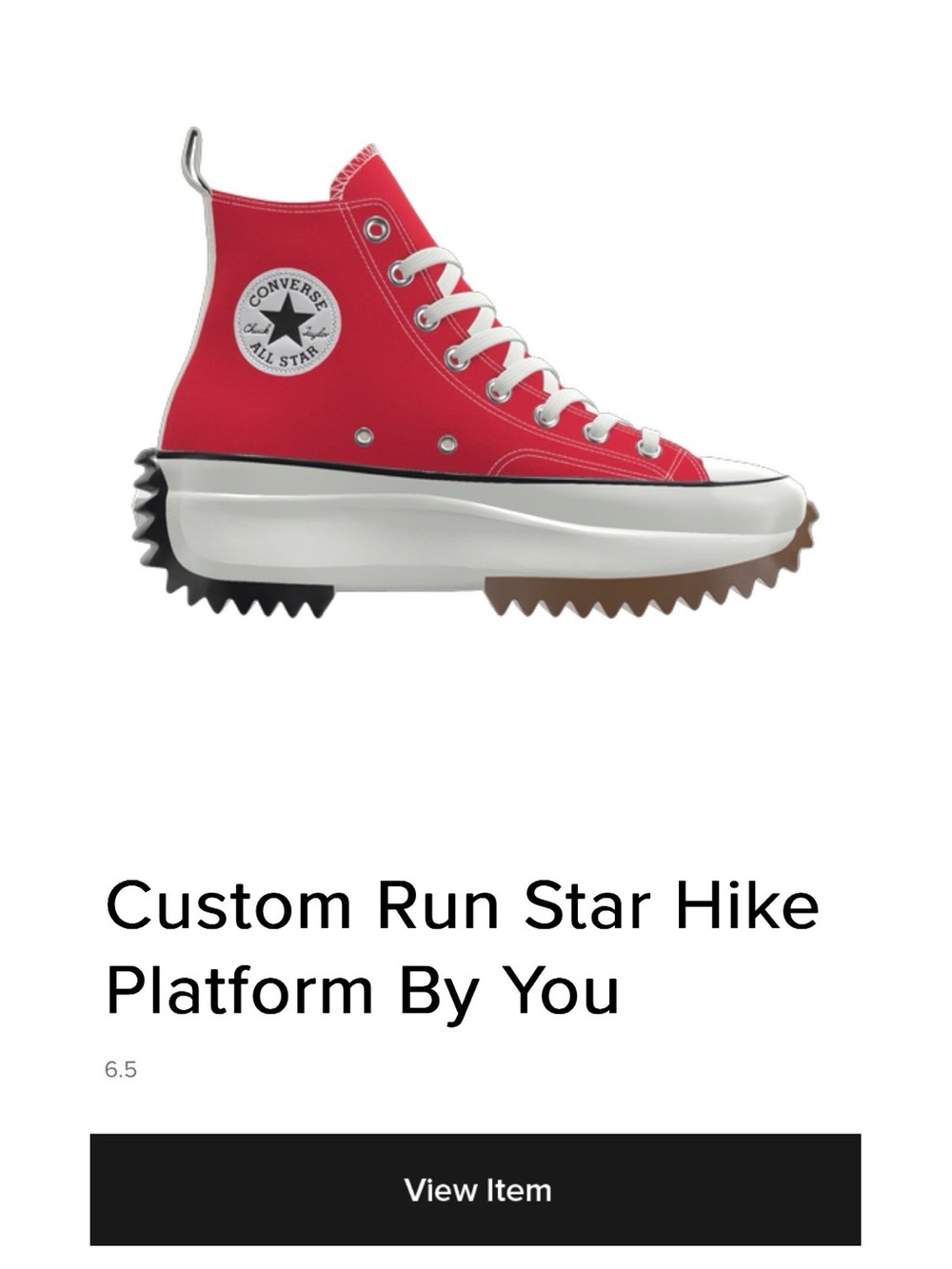 Converse Run Star Hike Platform